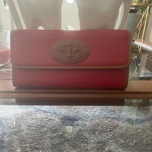 Prix De Dressage tri fold leather wallet